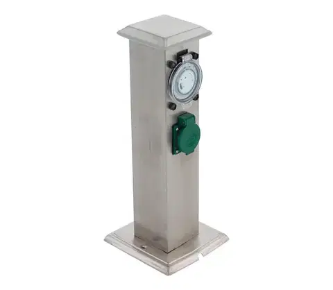 Záhradné lampy Eglo 96351 - Vonkajší zásuvkový stĺpik PARK T SCHUKO IP44 96351