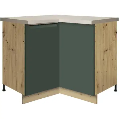 Kuchynské skrinky stojace Skrinka do kuchyne Glamour 16d Uni Green Cargo