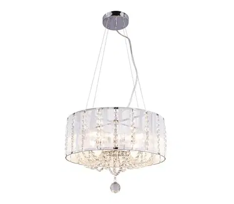 Svietidlá Globo 15091H - Krištáľový luster na lanku WALLA 4xE14/40W/230V 15091H