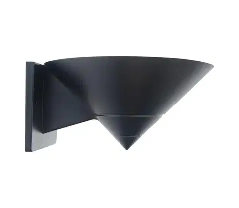 Svietidlá BRILAGI - Vonkajšie nástenné rameno HARBOR CONE 1xE27/40W/230V 20 cm IP33 čierna BRZGDSW1-CR