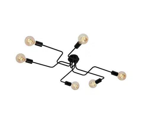 Svietidlá Briloner 2887-065 - Prisadený luster FARETTO 6xE27/60W/230V 2887-065