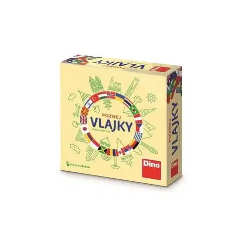 Cestovné hry Dino Toys Cestovná hra Poznaj vlajky Dino