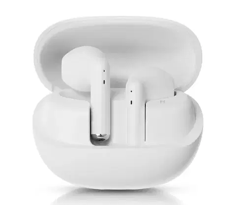 Predlžovacie káble Niceboy Beans 4 - Bezdrôtové slúchadlá 300 mAh + 2x 35 mAh IPX4 biele beans-4-white
