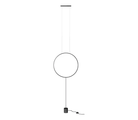 Lampy Redo 01-2197 - LED Stojacia lampa SLICK LED/19W/230V čierna 01-2197