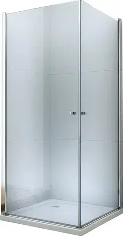 Sprchovacie kúty MEXEN/S - PRETORIA duo sprchovací kút 80x80, transparent, chróm 852-080-080-02-00