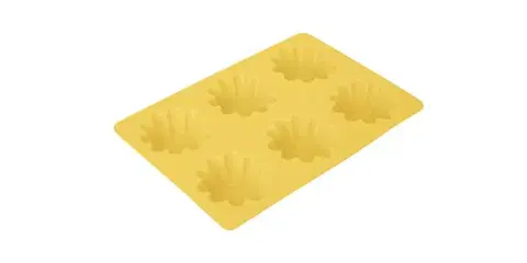 Silikónové formy na pečenie Tescoma forma - 6 kvetov DELÍCIA SILICONE hnedá