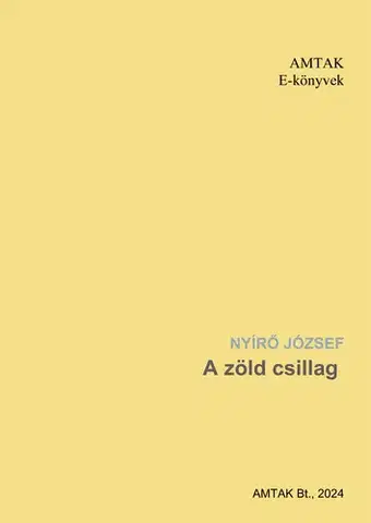 Svetová beletria A zöld csillag - József Nyírő
