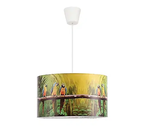 Svietidlá  - Detský luster na lanku PARROTS 1xE27/40W/230V pr. 35 cm 7951