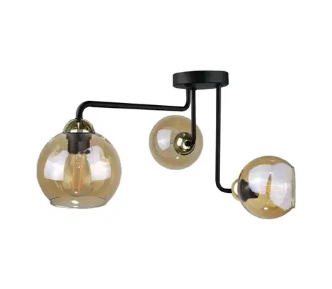 Svietidlá Keter Lighting Prisadený luster MONDE GOLD 3xE27/60W/230V 2011