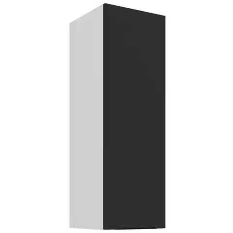 Kuchynské skrinky visiace Kuchynská skrinka Aria-BL/WH anti fingerprint 30G-90 1F