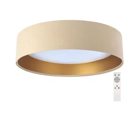 Svietidlá  LED Stmievateľné stropné svietidlo SMART GALAXY LED/24W/230V béžová/zlatá + DO BG-BS0290