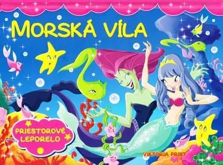 3D, magnetické, priestorové knihy Morská víla - leporelo