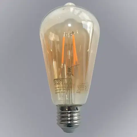 Žiarovky E27 Žiarovka FL ST64 4W/350LM E27 230V 2200K GOLD