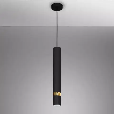 Visiace stropné osvetlenie Luster Joker Black MLP 6079 gold LW1
