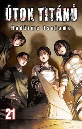 Manga Útok titánů 21 - Hadžime Isajama,Hadžime Isajama,Anna Křivánková
