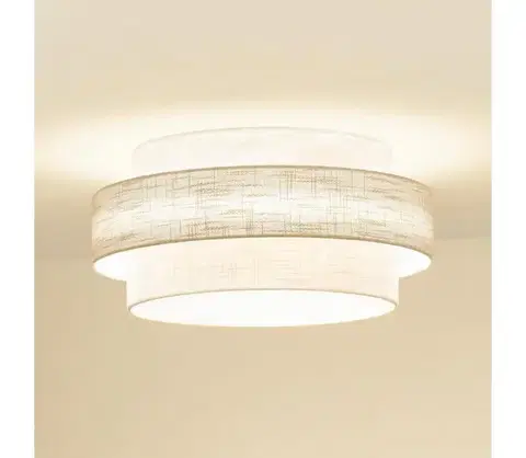 Svietidlá BRILAGI - Stropné svietidlo DOVER SPACE LED/12W/230V pr. 50 cm šedá/krémová 608206