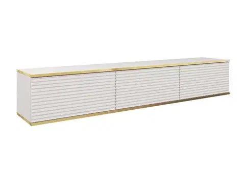 TV stolíky ArtPS TV stolík BIJOU MDF175 | závesný Farba: Biela