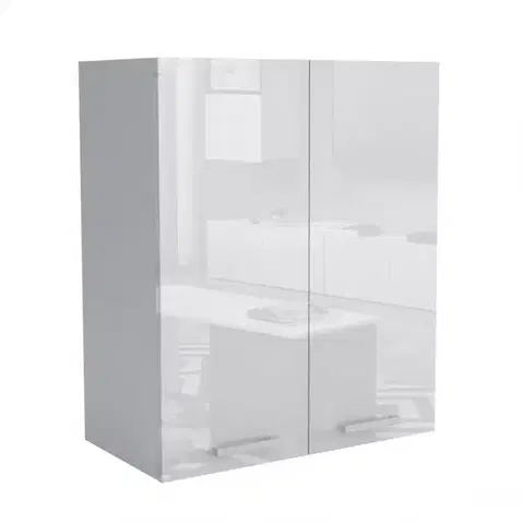 Kuchynské skrinky visiace Kuchynská skrinka 60G 2F V72 LUX biela