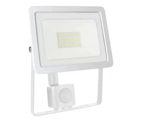 Záhradné lampy  LED Vonkajší reflektor so senzorom NOCTIS LUX 2 LED/30W/230V 4000K IP44 biela 029043NW_CZUJNIK