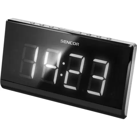 Budíky Sencor SRC 340 Rádiobudík, čierna