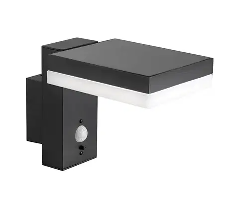 LED osvetlenie  LED vonkajšie solárne nástenné svietidlo so senzorom LED/5,5W/3,7V 3000K IP54 10402