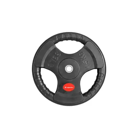 Závažia k činkám Pogumovaný olympijský kotúč inSPORTline Graton OL 15 kg 50 mm