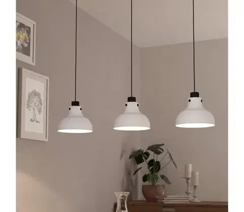 Svietidlá Eglo 43826 - Luster na lanku MATLOCK 3xE27/40W/230V 43826