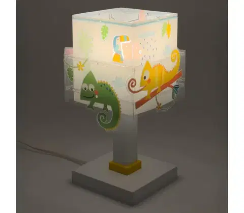 Lampy Dalber 63311N - LED detská lampička HAPPY JUNGLE 1xG4/4W/230V pestrofarebná 63311N