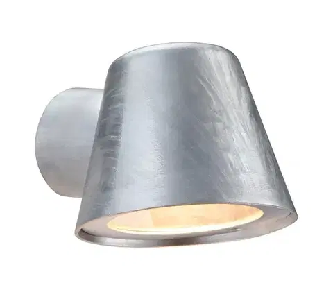 Svietidlá Nordlux - Vonkajšie nástenné svietidlo ALERIA 1xGU10/35W/230V IP44 strieborná 2019131031