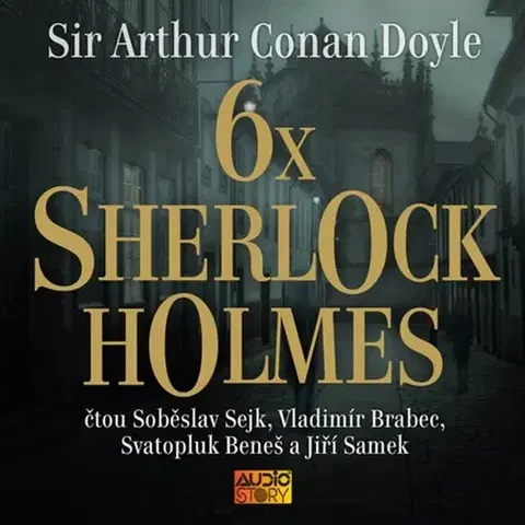 Detektívky, trilery, horory Audiostory 6x Sherlock Holmes