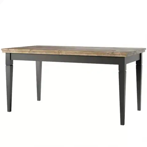 Jedálenské stoly Rozkladací stôl Evora 92  160/240x90cm Dub Lefkas/Zelená