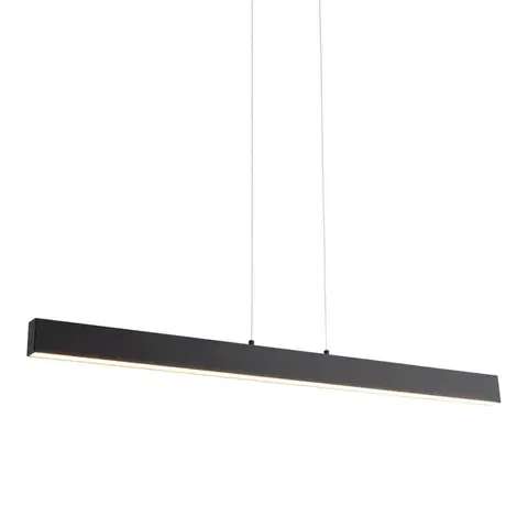 Závesné svietidlá Závesná lampa čierna vrátane LED 3-stupňovo stmievateľná 2700-4000K s prepínačom Dip - Keane