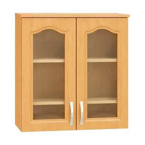 Kuchynské horné skrinky KONDELA Lora MDF New W80S horná kuchynská skrinka jelša