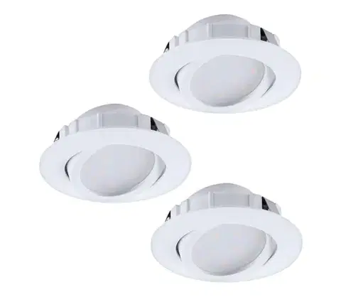LED osvetlenie Eglo 95857- SADA 3x stmievateľných zapustených LED svietidiel PINEDA LED/5,5W/230V 95857