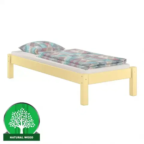 Drevené postele Posteľ Dora 100x200 borovica lak
