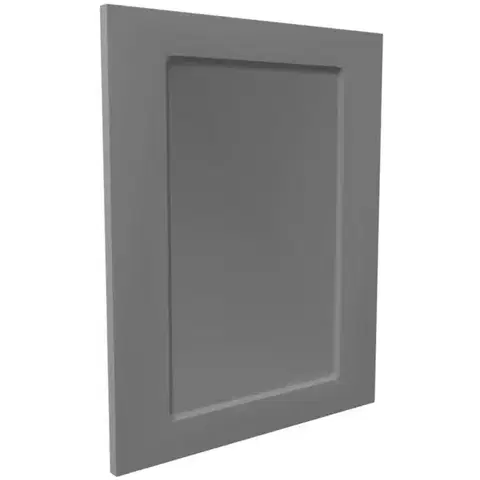 Kuchynské skrinky Čelo skrinky Luxeo F15-D60FZW rám dark grey