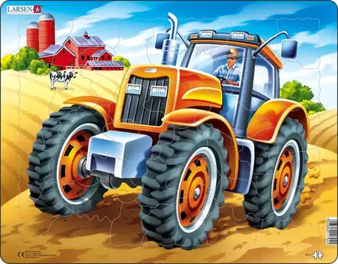 LARSEN puzzle Larsen Puzzle Puzzle Traktor Larsen US4-ZZ