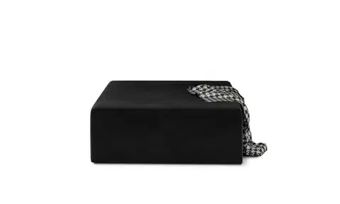 Taburetky do obývačky LIMA čalúnený taburet, Mat Velvet 99