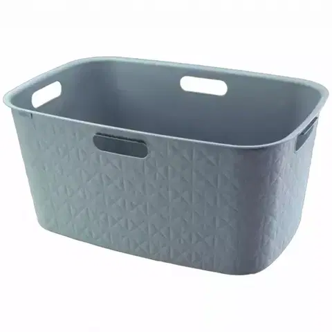 Kúpeľňové doplnky SOFTEX Kôš na bielizeň 45l 258702 tyrkys
