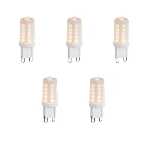 LED osvetlenie Sada 5 stmievateľných LED žiaroviek G9 Opal 1,2 W 100 lm 2200 K