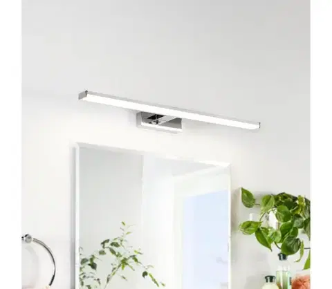 Kúpeľňové zrkadlá Eglo 79533 - LED Kúpeľňové osvetlenie zrkadla SARNOR 11W/230V 60 cm IP44 chróm 79533