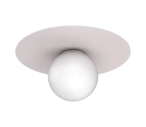 Svietidlá  Stropné svietidlo FLAT 1xE27/15W/230V priemer 35 cm krémové 9571