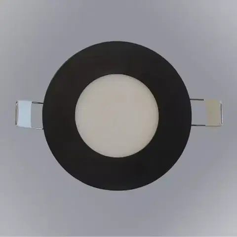 Podhľadové svietidlá CIRCLE 9W 4200K Okrúhly LED panel čierny