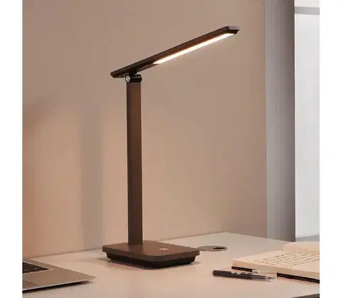 Lampy Eglo 900958 - LED Stmievateľná nabíjacia lampa INIESTA LED/3,6W/5V 1800mAh hnedá 900958