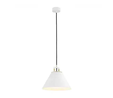 Svietidlá Argon 4914 - Luster na lanku ORTE 1xE27/15W/230V biela 4914