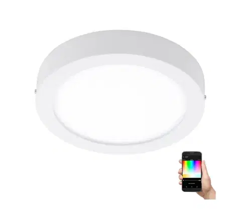Svietidlá Eglo - LED RGBW Stlmiteľné stropné svietidlo FUEVA-C LED/21W/230V 96671