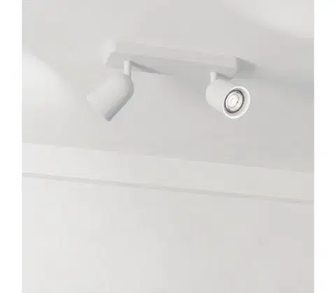 Svietidlá Eglo 901946 - Bodové svietidlo CAMALDOLI 2xGU10/10W/230V biela 901946