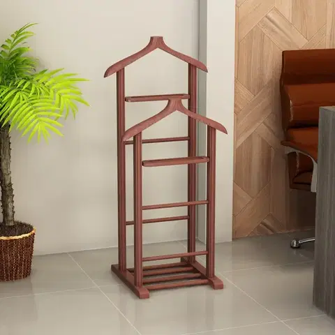 Nemý sluha Valet Stand Beta Double - Walnut