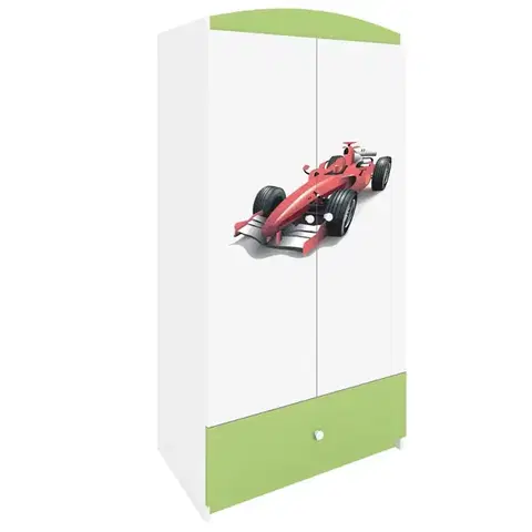 Skrine do izieb Skriňa Babydreams zelená – Formula
