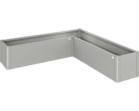 Truhlíky Biohort Hrantík BIOHORT Belvedere L 201,6 x 201,6 x 45 cm (sivý kremeň metalíza)